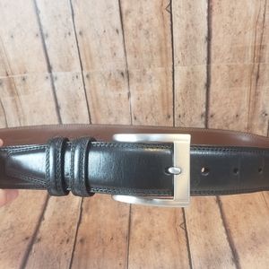 Daniel Cremieux Signature Collection Embossed Full Grain Leather Belt 34